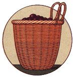 Shepherd's willow berry basket.
